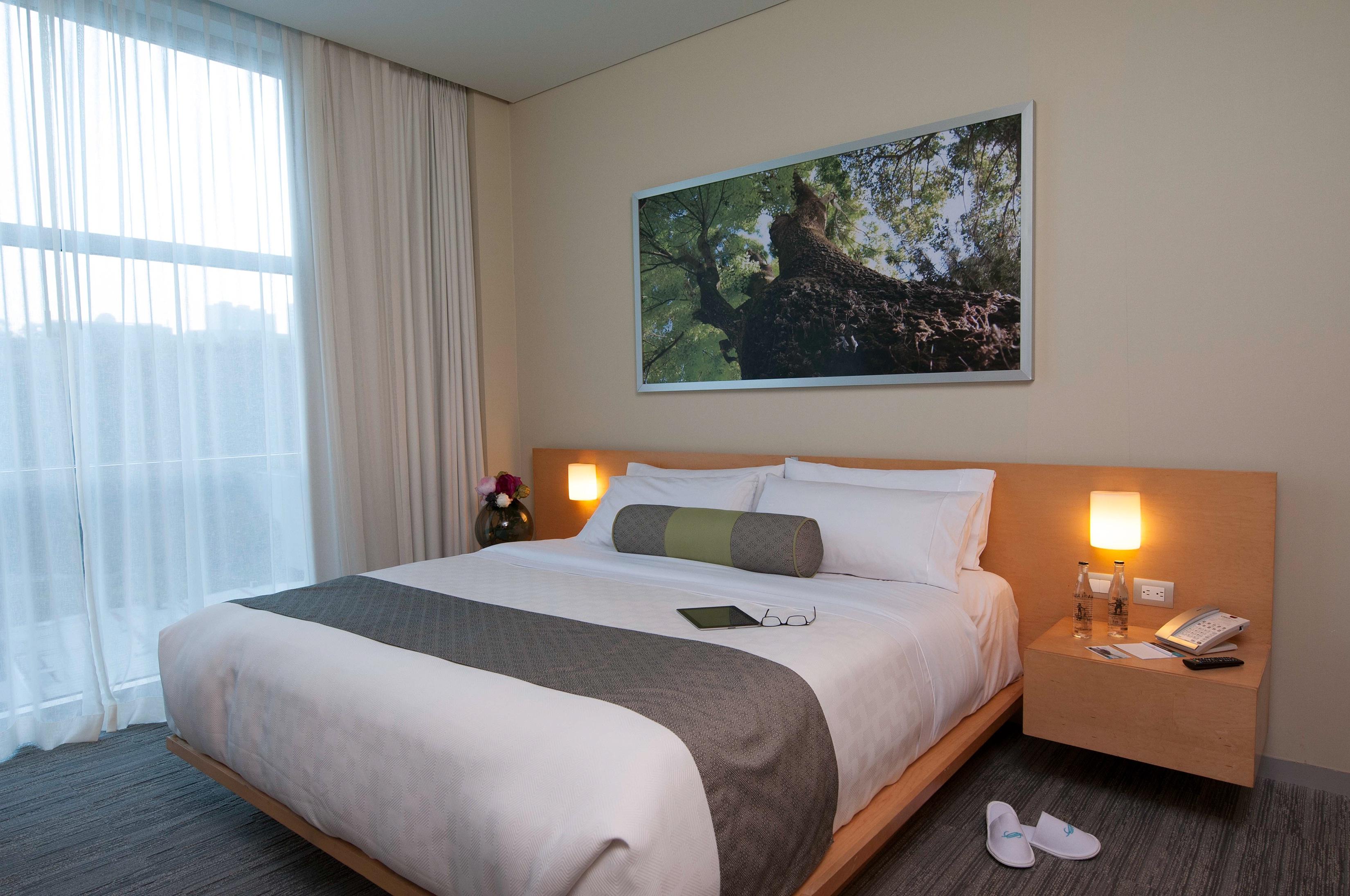 Stadia Suites Mexico City Santa Fe Exterior photo A bedroom at the hotel