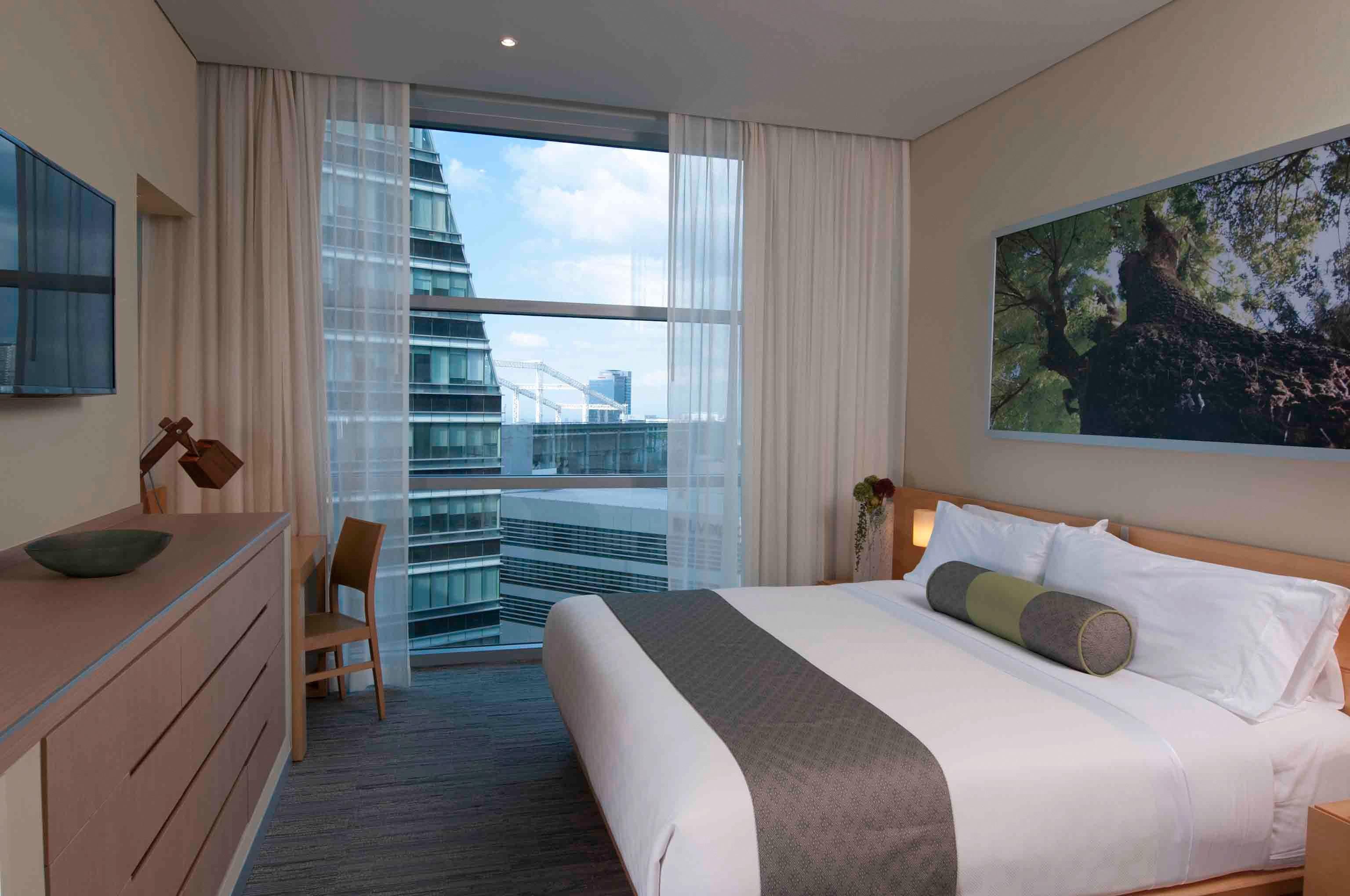 Stadia Suites Mexico City Santa Fe Exterior photo A bedroom at the hotel