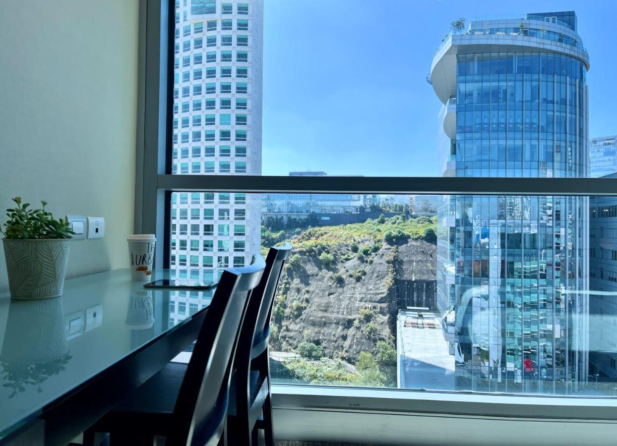 Stadia Suites Mexico City Santa Fe Exterior photo View from a condo in the complex