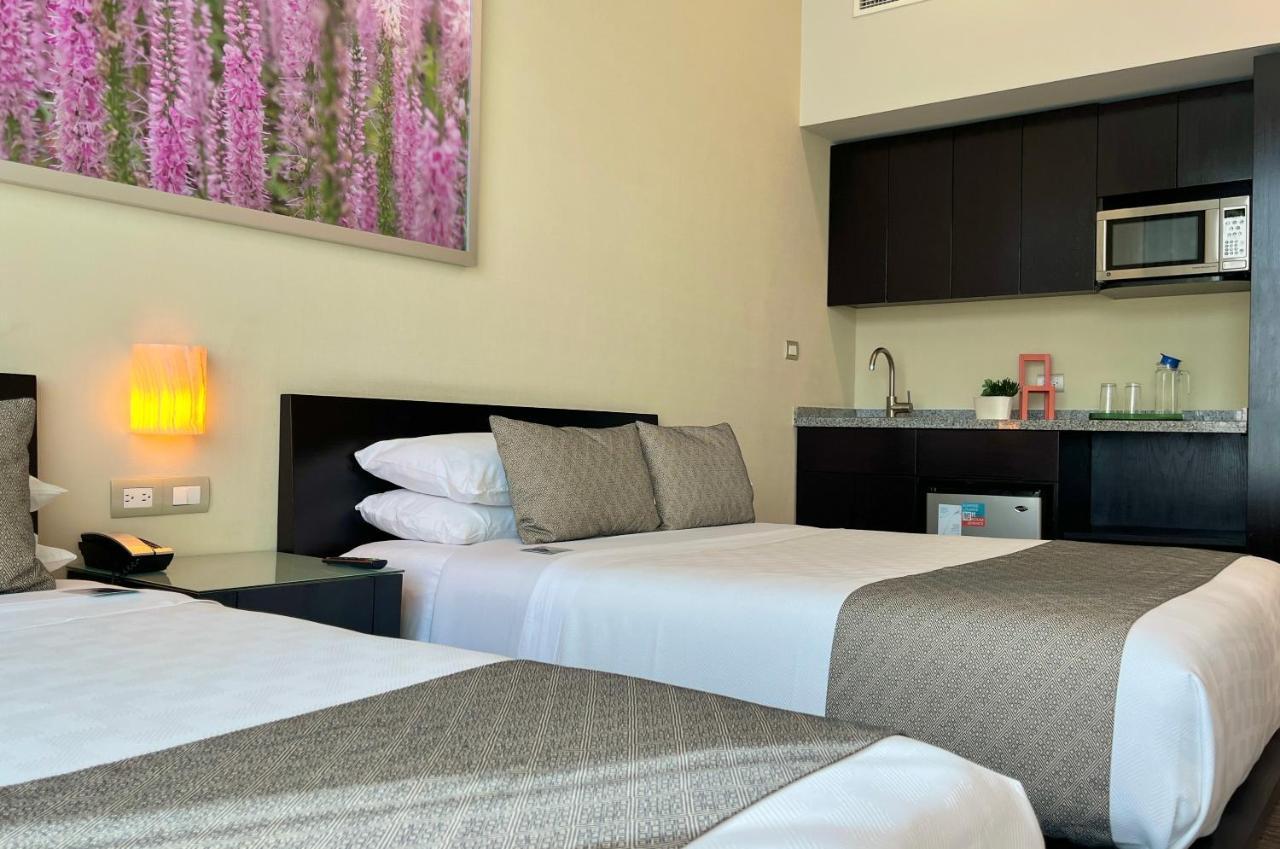 Stadia Suites Mexico City Santa Fe Exterior photo A typical studio apartment